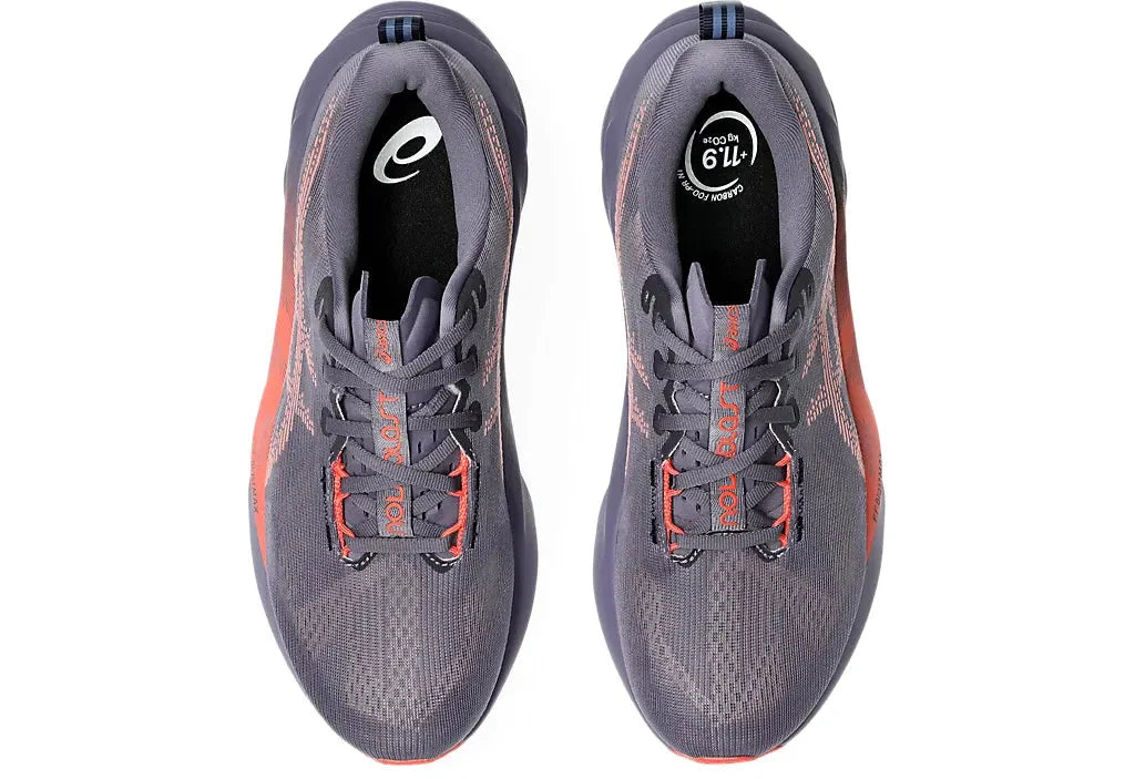 Asics Novablast 5 "Greyish Purple/Coral Reef"