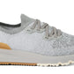 Brunello Cucinelli knitted sneakers "Grey"