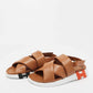 Hermes Brown Leather Electric Slingback Sandals