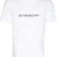 Givenchy Reverse Paris Logo Print Oversized T-Shirt in White