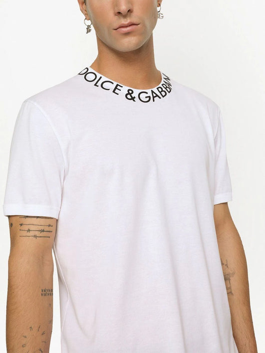 Dolce & Gabbana logo-print cotton T-shirt