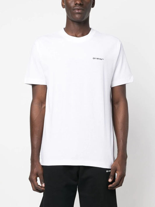 Off-White Wave Outline Diag print T-shirt