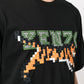 Kenzo  pixel logo-embroidered T-shirt