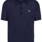 Prada Superfine wool polo shirt Navy Blue