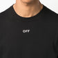 Off-White Arrows-embroidered cotton T-shirt