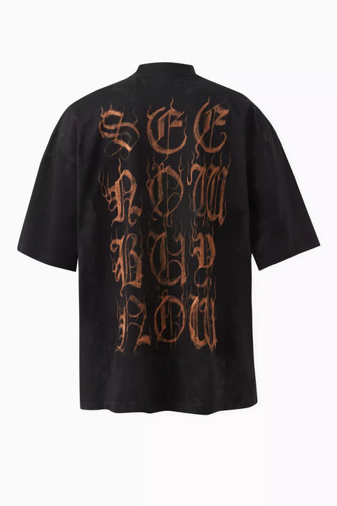 Balenciaga Heavy Metal Large Fit T-Shirt in Vintage Jersey