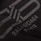 Balenciaga BB Paris Strass Medium Fit T-shirt in Vintage Jersey