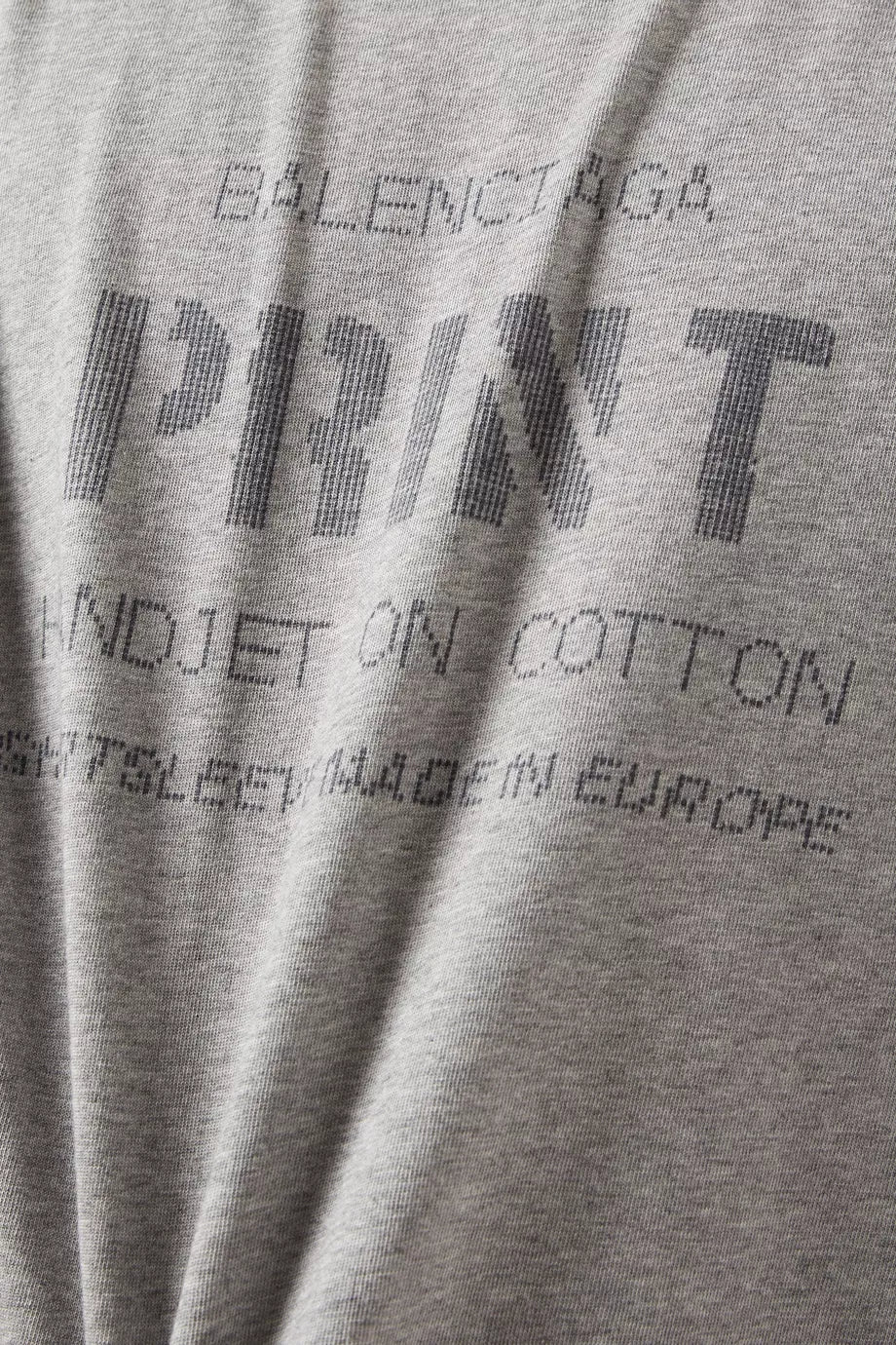Balenciaga Graphic Print T-shirt in Cotton