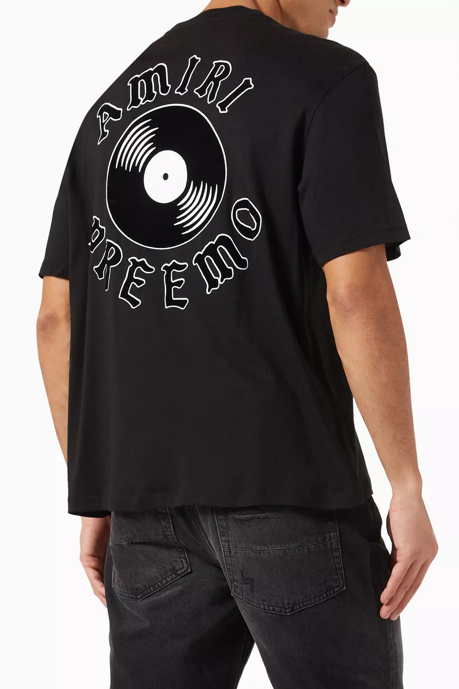 Amiri Premier Record T-shirt in Cotton Jersey