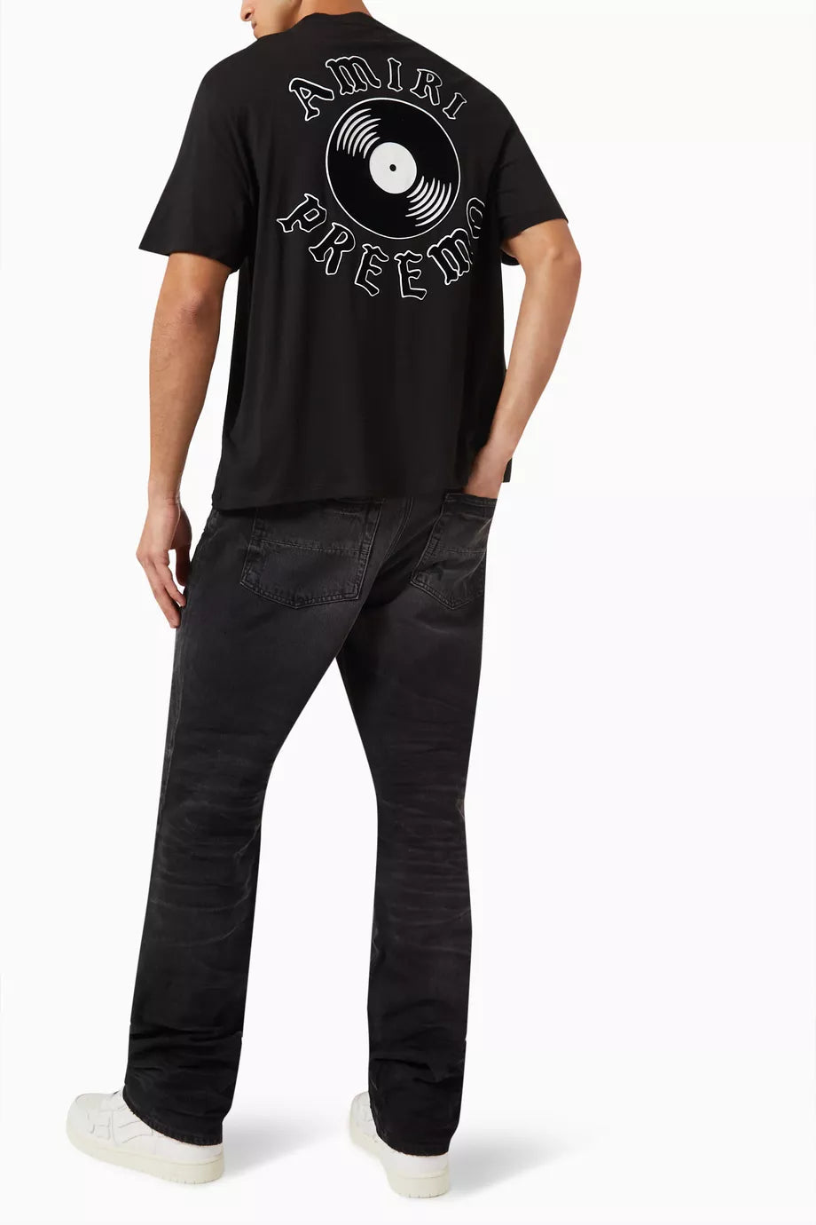 Amiri Premier Record T-shirt in Cotton Jersey