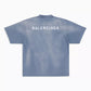 BALENCIAGA Logo Embroidered T-shirt in Cotton