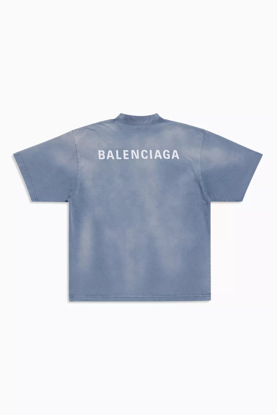 BALENCIAGA Logo Embroidered T-shirt in Cotton