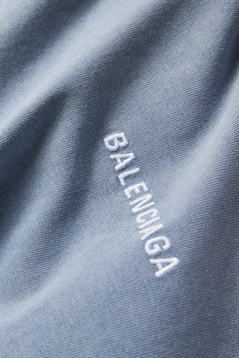 BALENCIAGA Logo Embroidered T-shirt in Cotton