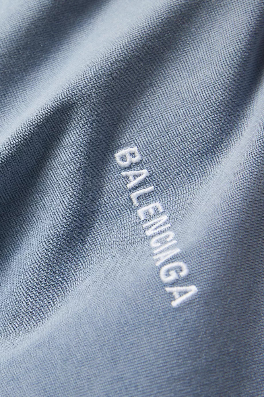 BALENCIAGA Logo Embroidered T-shirt in Cotton