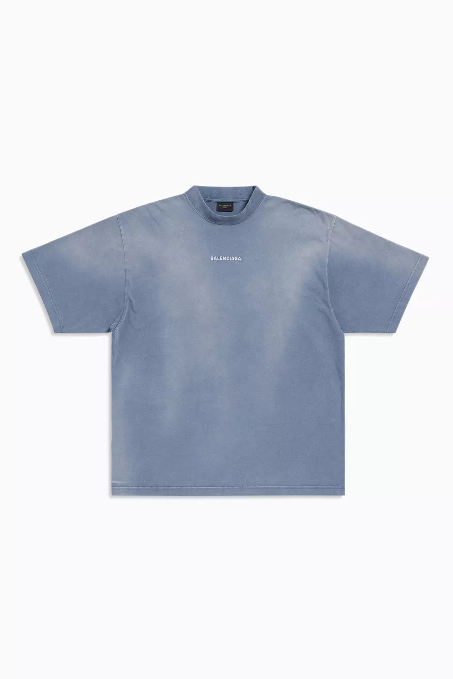 BALENCIAGA Logo Embroidered T-shirt in Cotton