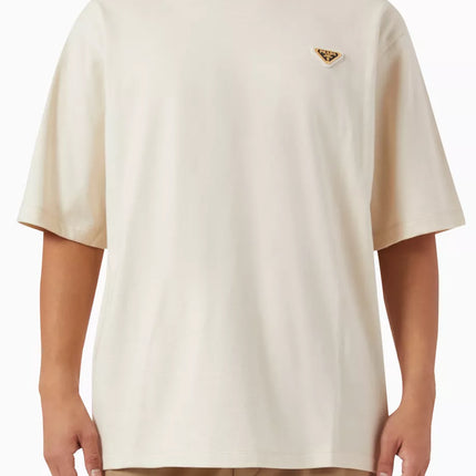 Prada Logo T-shirt in Cotton