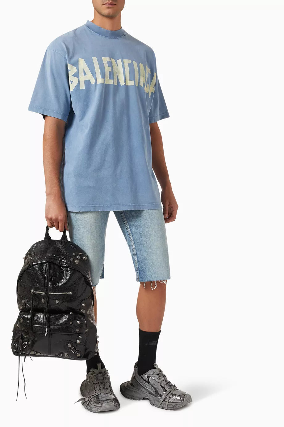 Balenciaga   Medium-fit Tape Type T-shirt in Vintage jersey