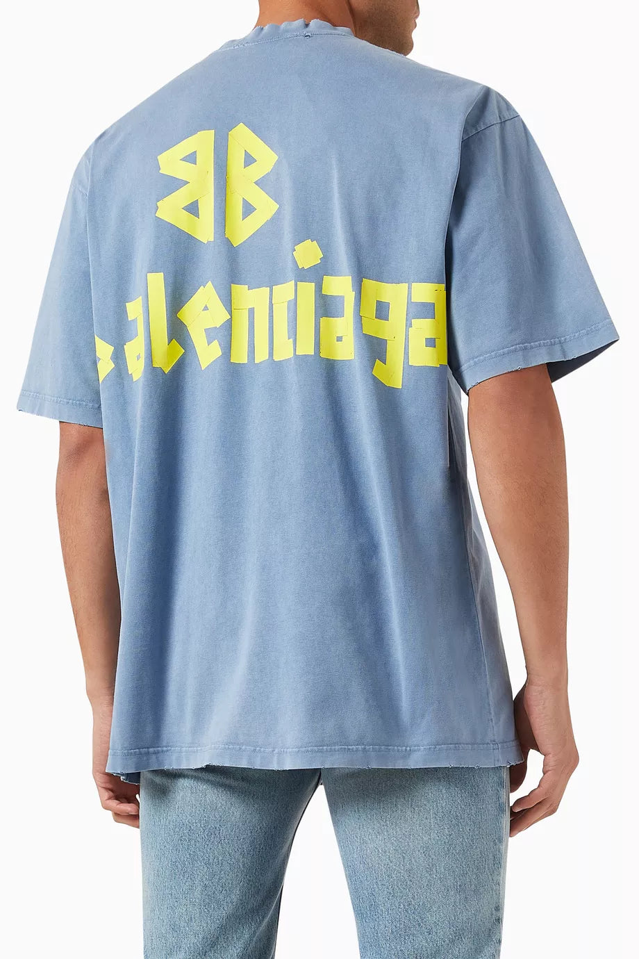 Balenciaga   Medium-fit Tape Type T-shirt in Vintage jersey