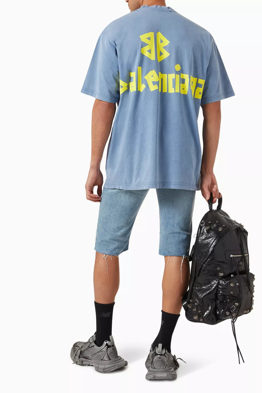 Balenciaga   Medium-fit Tape Type T-shirt in Vintage jersey