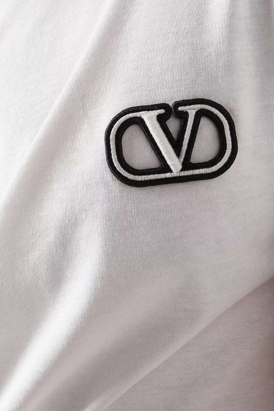 Valentino Garavani Logo T-shirt in Cotton-jersey