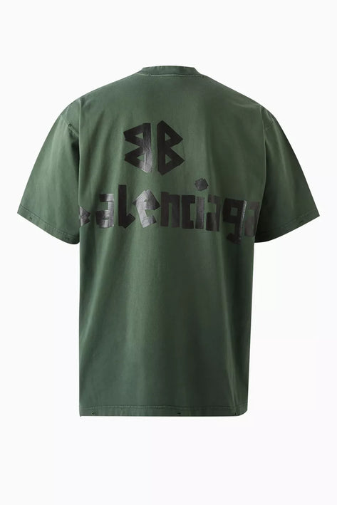 Balenciaga  Unisex Tape Type T-shirt in Vintage-jersey
