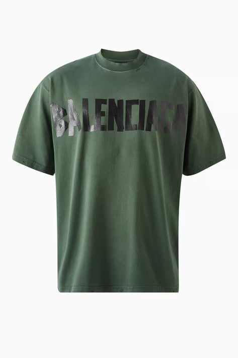 Balenciaga  Unisex Tape Type T-shirt in Vintage-jersey