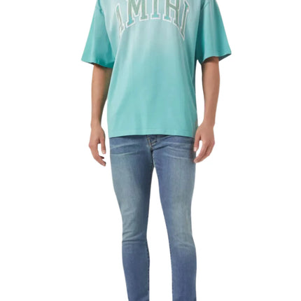 Amiri  Follow Vintage Oversized T-shirt in Cotton Blue