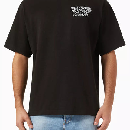 KENZO Constellation Oversized Embroidered T-shirt in Cotton-jersey