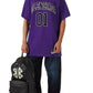 Balenciaga Men's Basketball Series - Oversized T-shirt in Purple