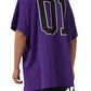 Balenciaga Men's Basketball Series - Oversized T-shirt in Purple