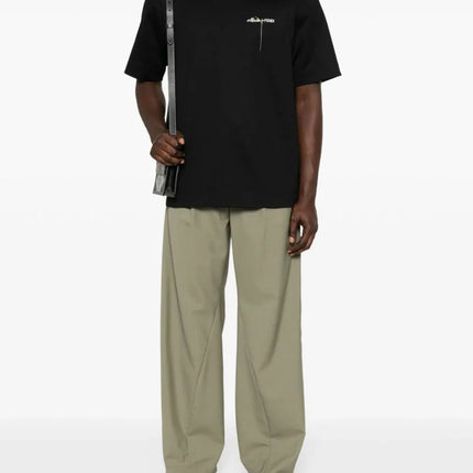 FENDI logo-embroidered T-shirt