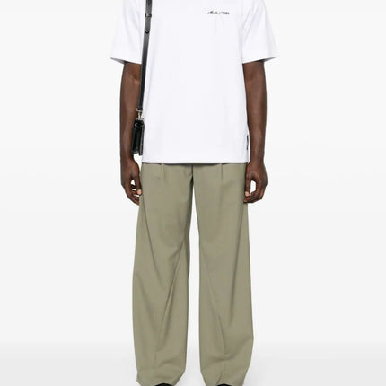 FENDI logo-embroidered T-shirt