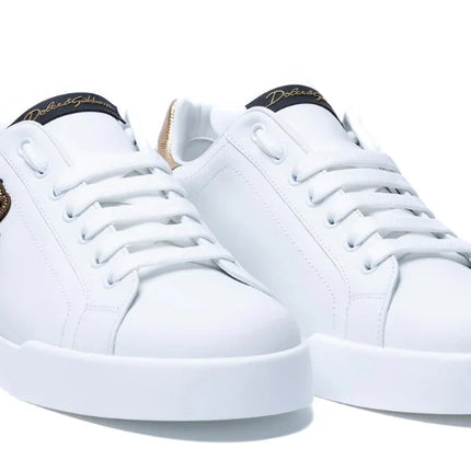 DOLCE & GABBANA Patch-Embellished Sneakers
