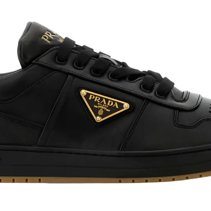 Prada Men's Downtown Napa Leather Low-Top Sneakers
