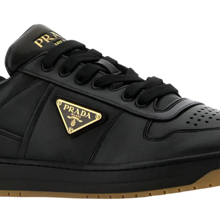 Prada Men's Downtown Napa Leather Low-Top Sneakers