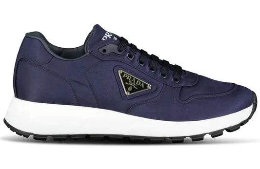 Prada Prax 01 Re-Nylon Leather Sneakers "Navy"