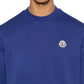 Moncler Logo Cotton Sweatshirt 'Navy Blue'