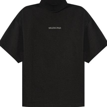 Balenciaga logo-studded T-shirt "Black"