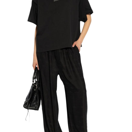 Balenciaga logo-studded T-shirt "Black"