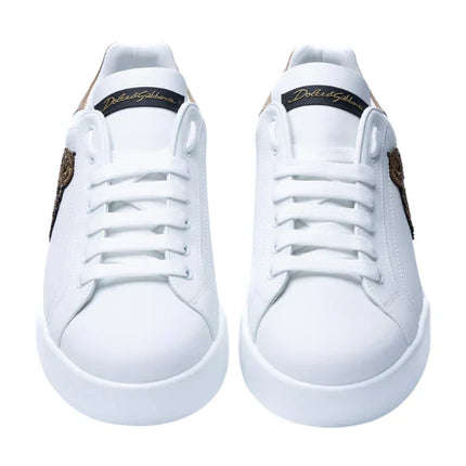 DOLCE & GABBANA Patch-Embellished Sneakers