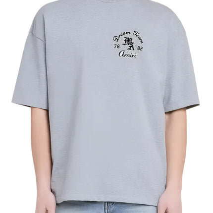 Amiri Dream Team Oversized T-shirt in Cotton Grey