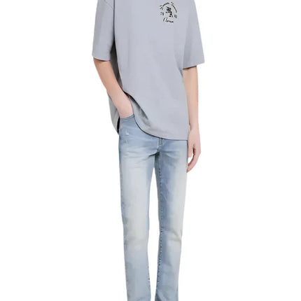 Amiri Dream Team Oversized T-shirt in Cotton Grey