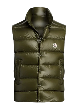 Moncler Tibb Down Gilet "Olive Green"