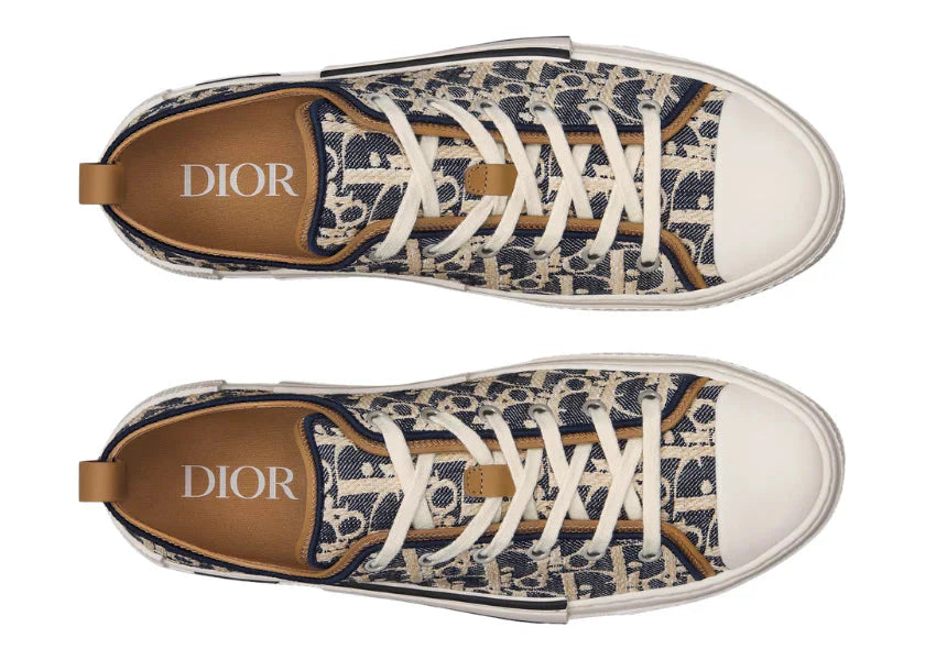 Dior B23 League Low-Top Sneaker "Blue and Beige"