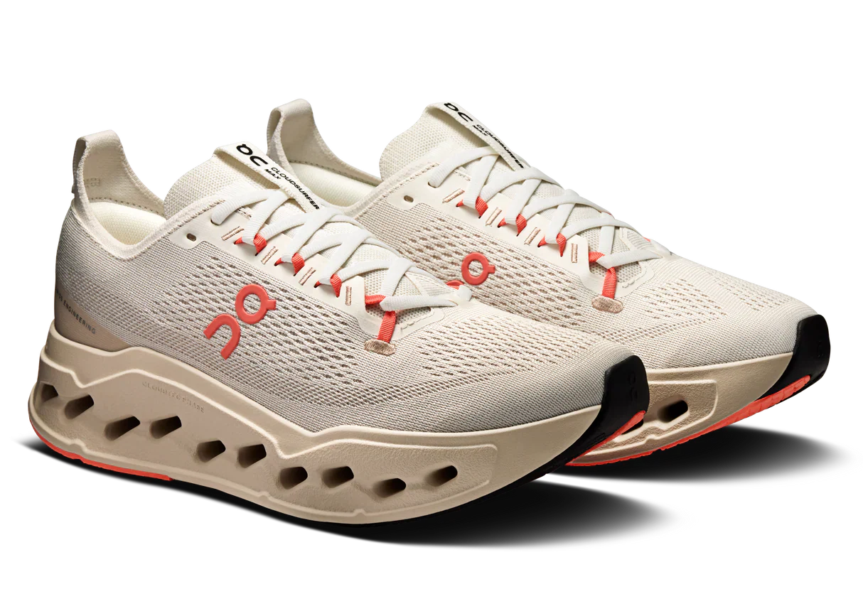 On Cloudsurfer Max 'Ivory / Salmon'