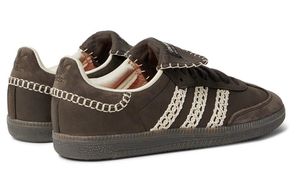 Wales Bonner x Adidas Samba 'Black' shoeslevele Wales Bonner x Adidas Samba 'Black' shoeslevele