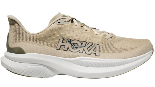 Hoka One One Mach 6 Shoes Oat Milk Barley