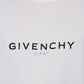 Givenchy Reverse Paris Logo Print Oversized T-Shirt in White