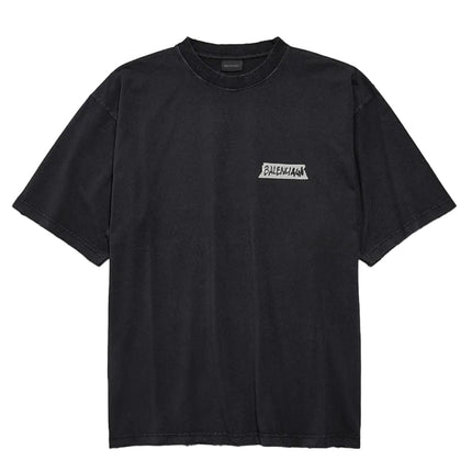 Balenciaga Masking Tape T-shirt "Black"