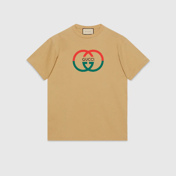 Gucci COTTON JERSEY PRINTED T-SHIRT